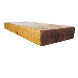 39cm x 9cm shelving timber medium oak wax scaffold board