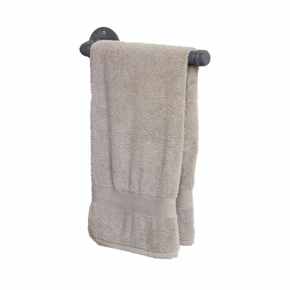 Hand-Bath-Towel Rail-Grey-with-towel