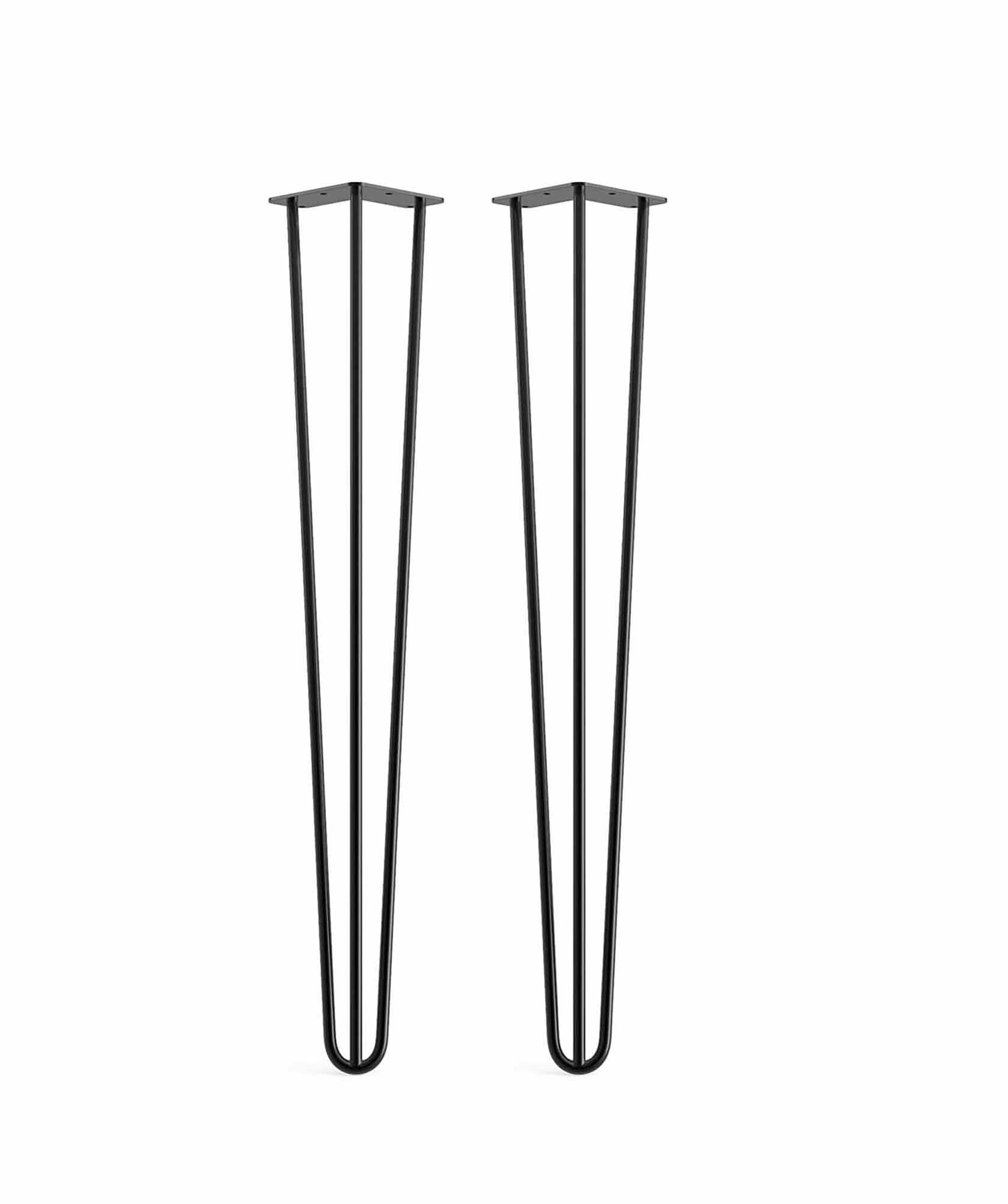 Hairpin legs 10cm-71cm 3 Rod 2 Rod  Black UK Stock Heavy Duty Furniture Legs 