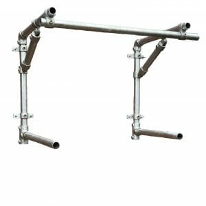 Wall Mounted Pull Up And Dip Bar industrial pipe