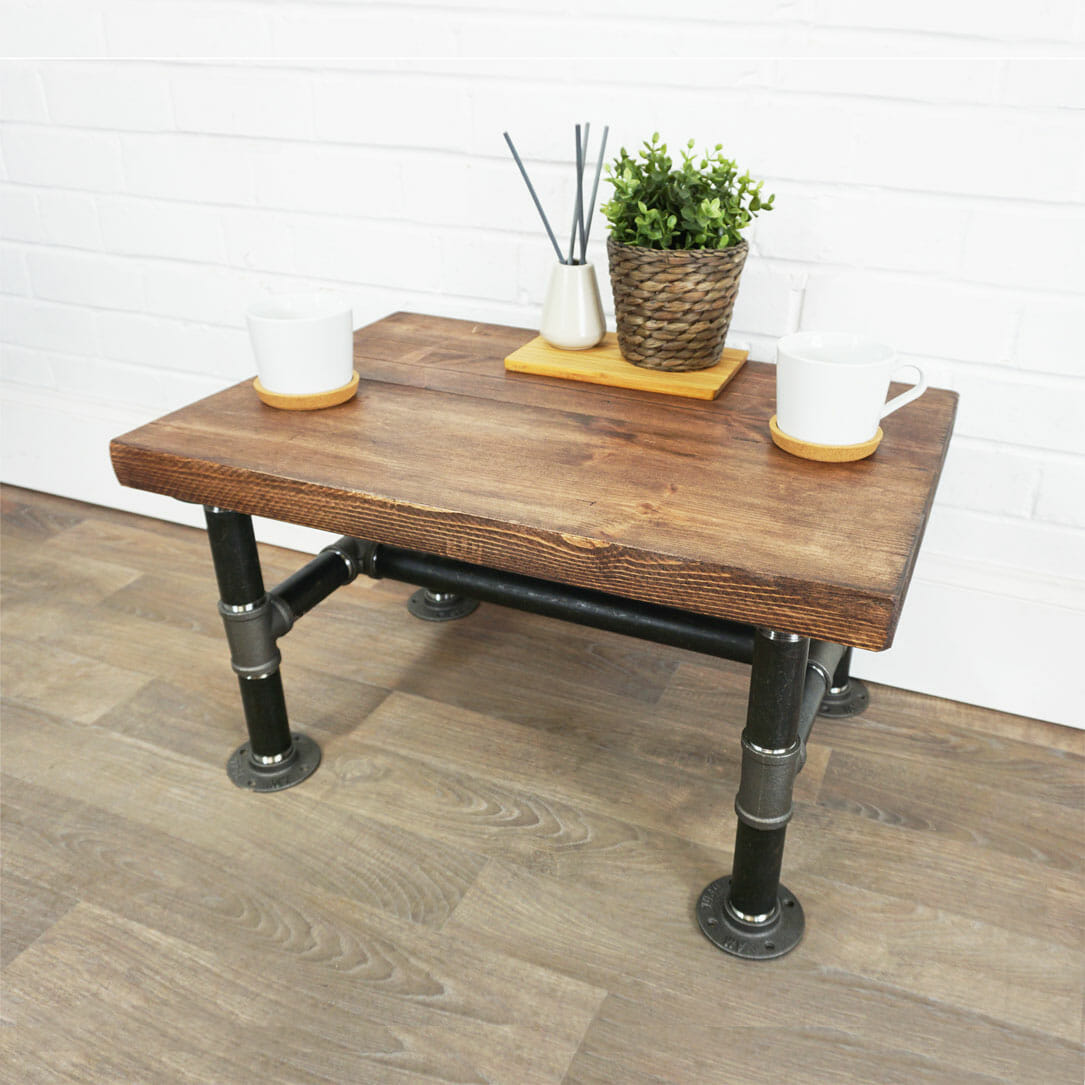 Steel pipe coffee table discount