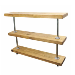 Industrial Silver Shelving Units