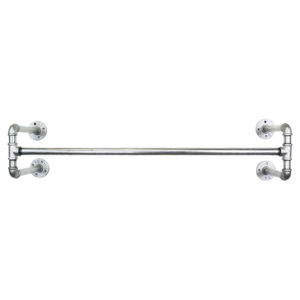 Industrial Silver Clothing Rails