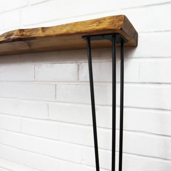 Hairpin black steel table legs handmade