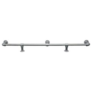 industrial steel pipe bar kitchen foot rail industrial style
