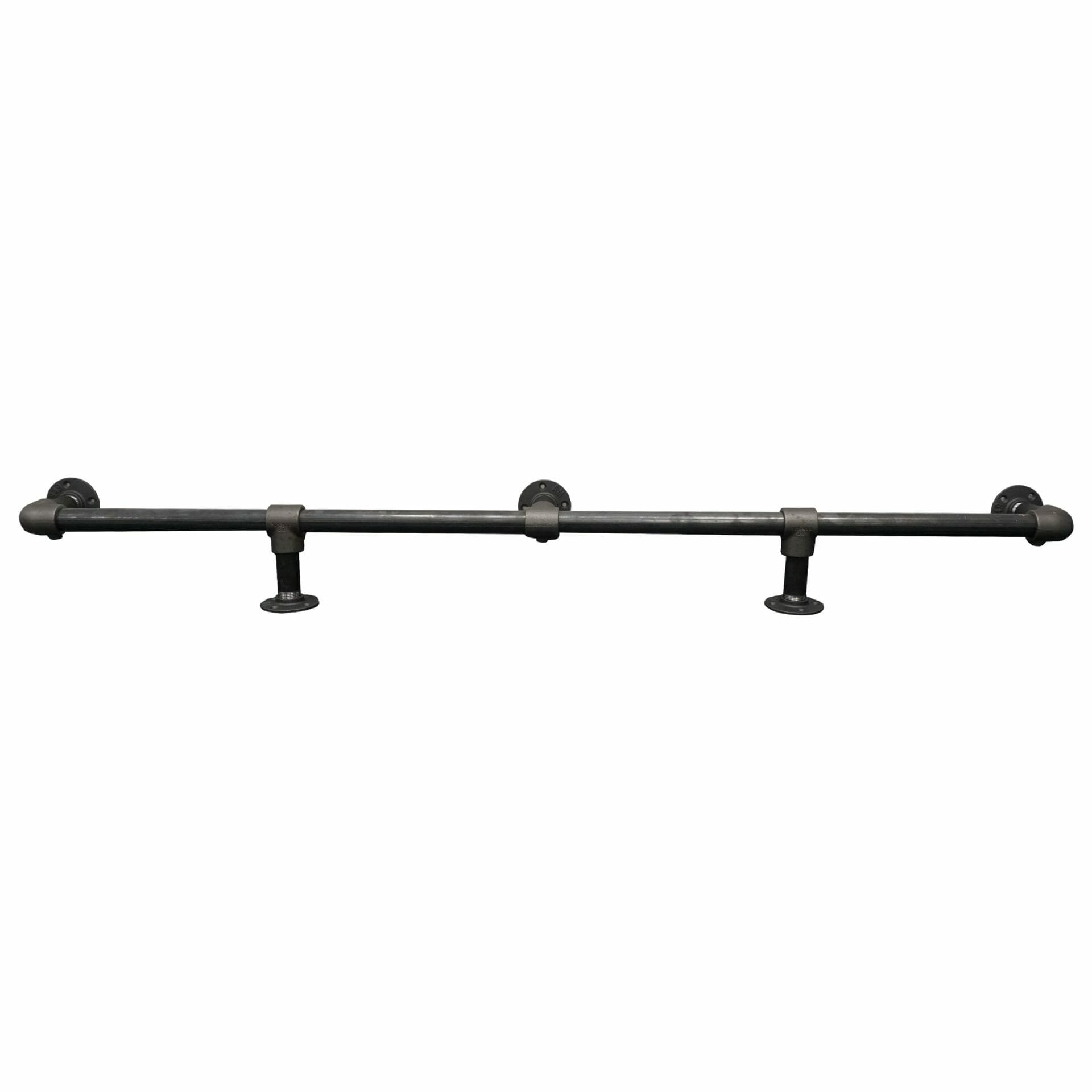 industrial raw steel pipe bar kitchen foot rail industrial style