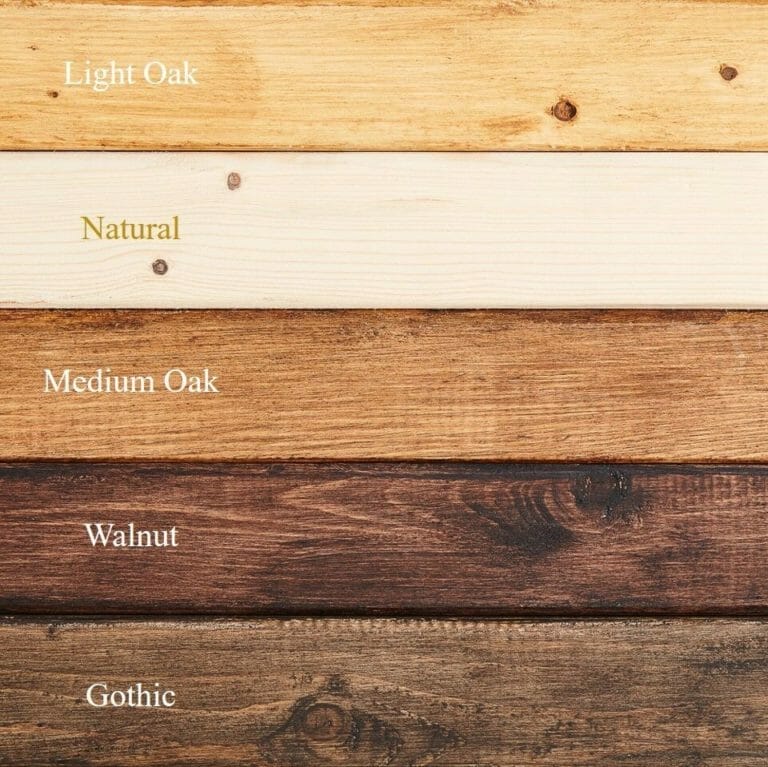 Wood wax finishes light oak natural medium oak walnut gothic